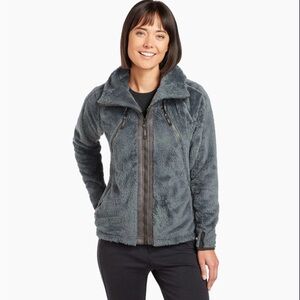 CLOSET CLOSING Kuhl Flight Jacket Women's Gray Fleece